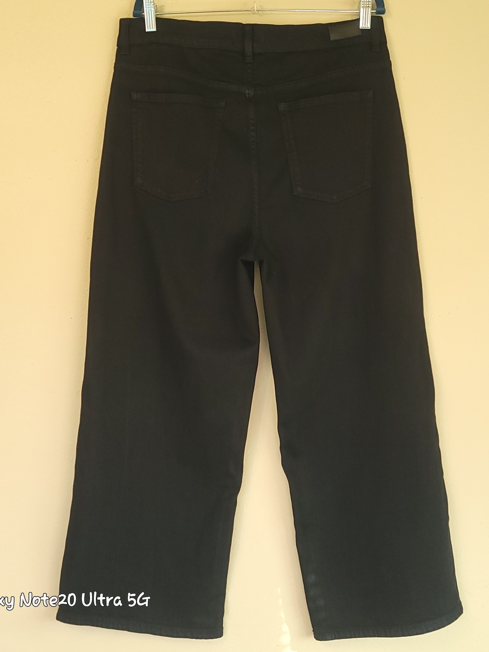 DL1961 Hepburn Wide Leg High Rise Vintage Jeans Jet Black Sz 32 Excellent